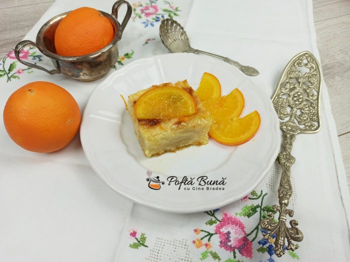 Portokalopita reteta de placinta cu iaurt si portocale