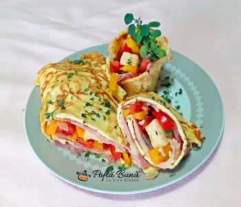 rulada din omleta reteta simpla 2 350x300 - Index retete culinare