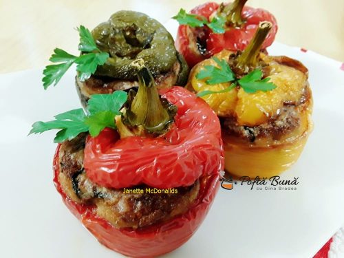 Ardei umpluti cu ton