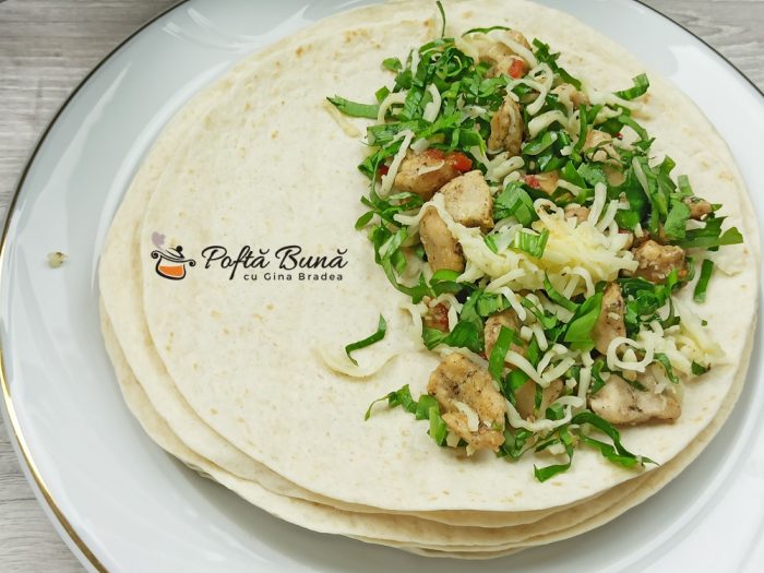 Quesadilla cu piept de pui - reteta rapida
