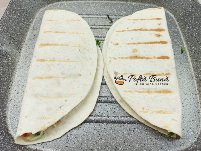 Quesadilla cu piept de pui - reteta rapida