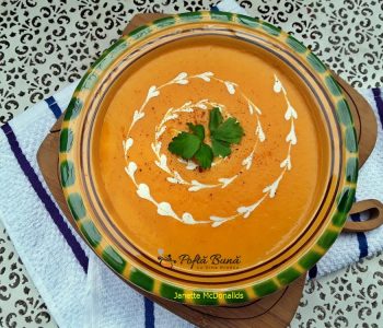 Supa crema de morcovi si cartofi