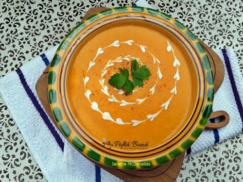 Supa crema de morcovi si cartofi