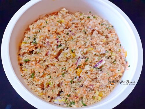 Chiftele de quinoa cu legume