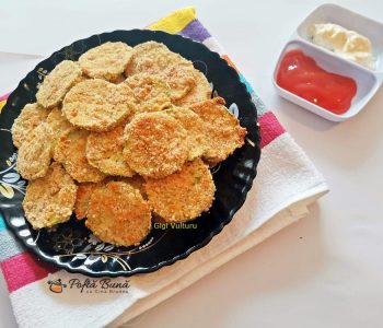 Chipsuri din dovlecei la cuptor Chipsuri din dovlecei la cuptor