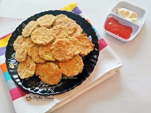 Chipsuri din dovlecei la cuptor