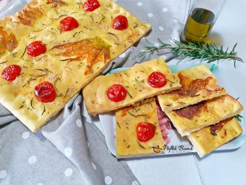 Focaccia subtire si crocanta