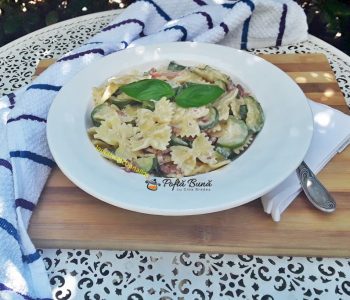 Paste cu dovlecei si smantana