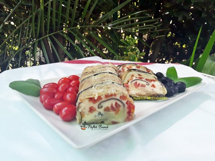 Rulada cu vinete, mozzarella si rosii rulada cu vinete mozzarella rosii 1 700x525 - Rulada cu vinete, mozzarella si rosii