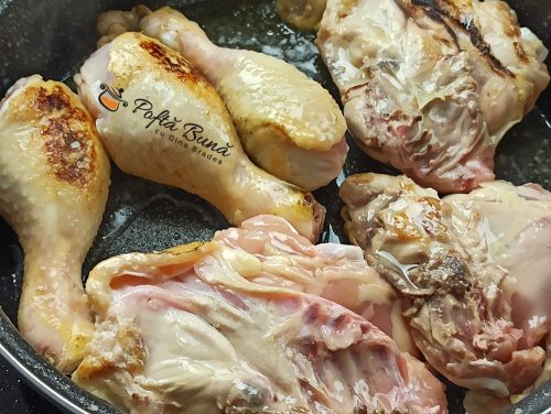 Tocanita de pui cu ceapa rosii si ardei reteta gina bradea 12 500x376 - Tocanita de pui cu ceapa, ardei si rosii