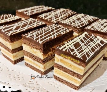 Index retete culinare prajitura cu foi de cacao si crema de vanilie gina bradea 14 350x300 - Index retete culinare