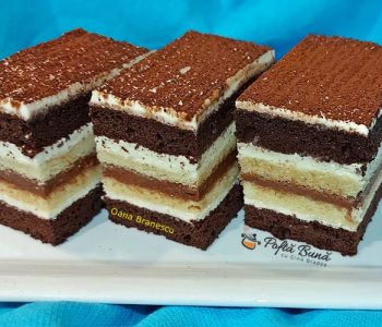 Index retete culinare prajitura cu ciocolata si vanilie 3 350x300 - Index retete culinare