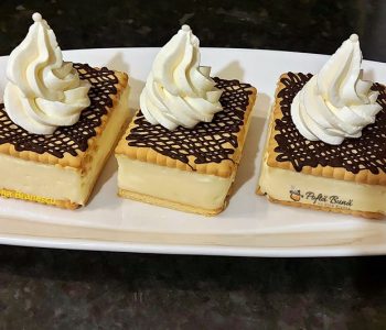 Index retete culinare prajitura cu crema de vanilie si biscuiti 4 350x300 - Index retete culinare