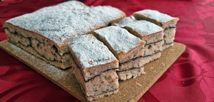 Prajitura cu iaurt si nuca