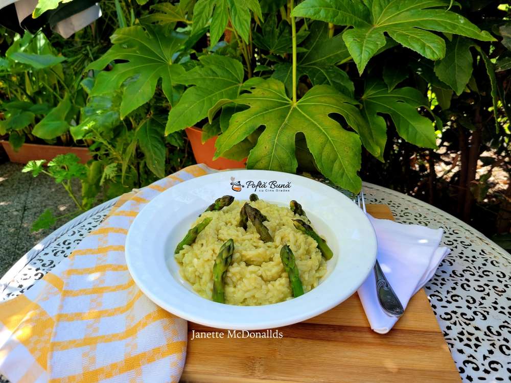 Risotto cu sparanghel reteta simpla Retete cu Gina Bradea
