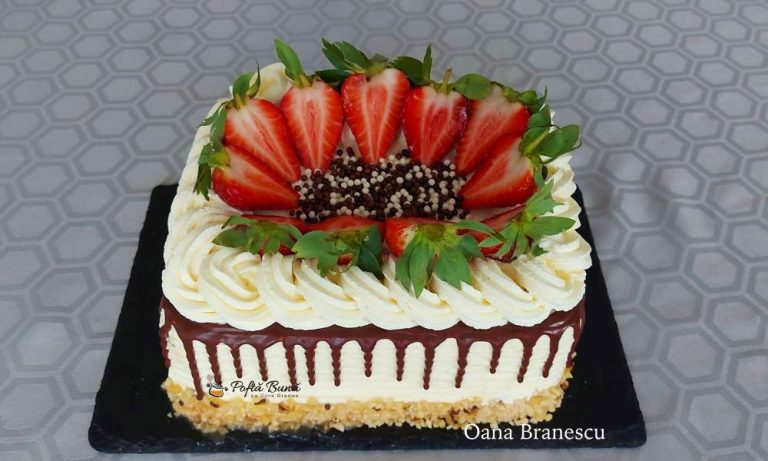 Tort cu ciocolata si vanilie