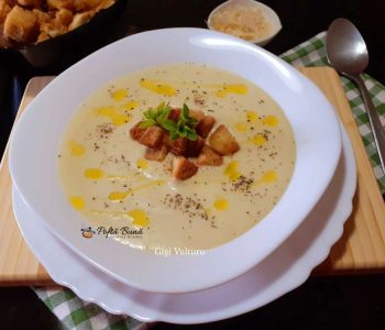 Supa crema de usturoi