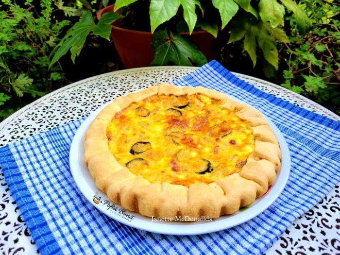Tarta cu cartofi si dovlecei