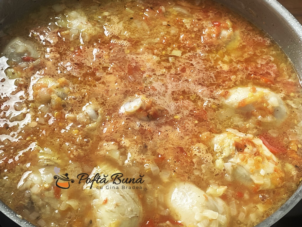 Mancare de pui cu orez si rosii Retete Culinare cu Gina Bradea