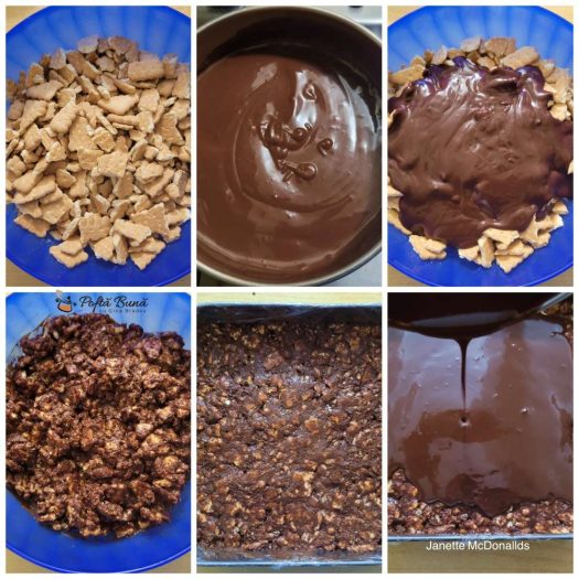 prajitura cu biscuiti si ciocolata reteta gina bradea 4 525x525 - Prajitura cu biscuiti si ciocolata