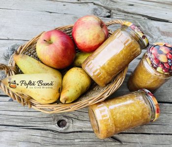 Gem de mere si pere cu scortisoara sau anason
