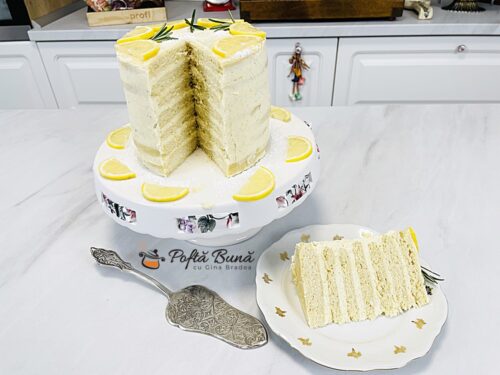 Tort Alba ca Zapada reteta de prajitura Lamaita