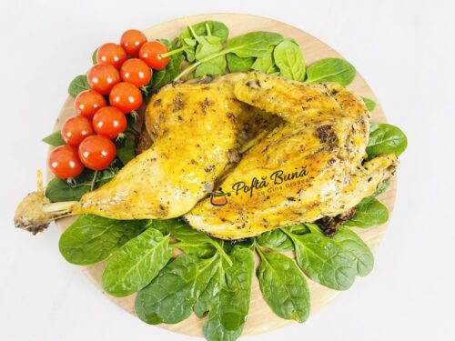 Pui picant la cuptor reteta de pollo alla diavolla