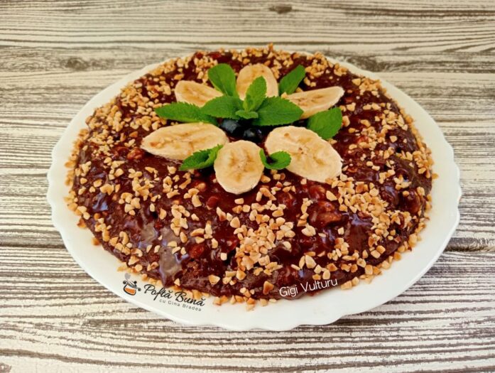 Tarta cu banane la tigaie