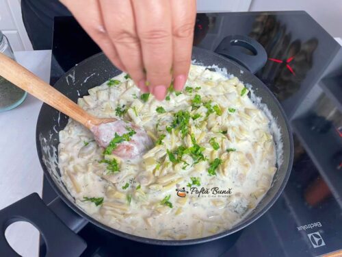 Fasole pastai cu smantana