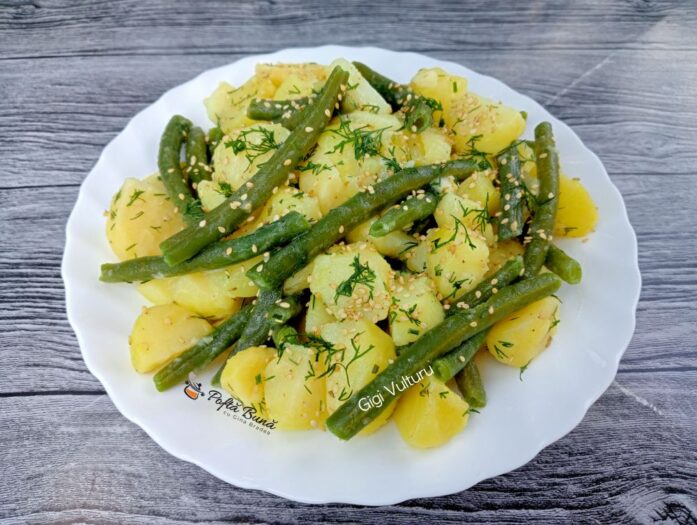 Salata de cartofi cu fasole verde