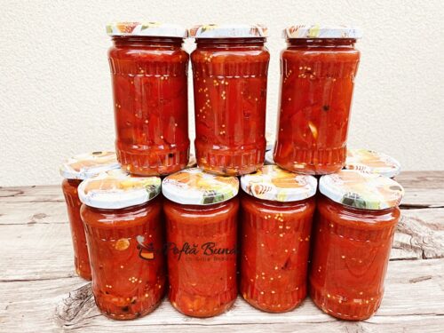 Gogosari in sos de bulion