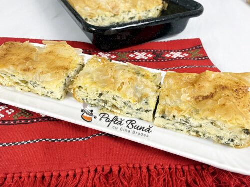 Placinta cu spanac si branza Placinta cu spanac si branza