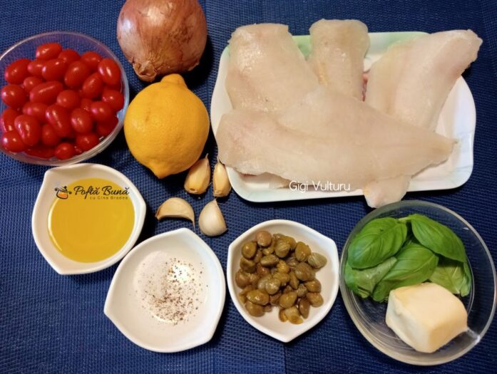 File de peste in hartie de copt la cuptor File de peste in hartie de copt la cuptor