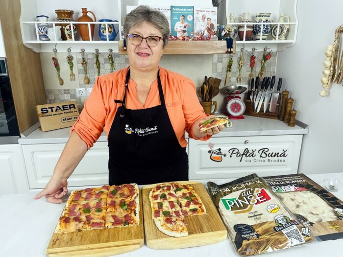 Pizza rapida in 10 minute, cu blat precopt Pizza rapida in 10 minute, cu blat precopt