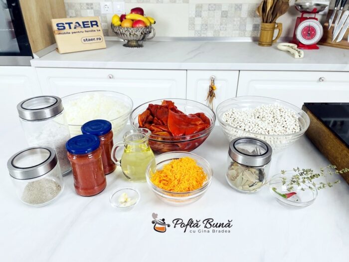 Zacusca de fasole boabe cu ardei copti reteta traditionala ca la bunica gina bradea 14 700x525 - Zacusca de fasole boabe cu ardei copti