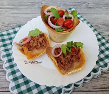 Index retete culinare cosulete lipie carne tocata cascaval reteta gina bradea 5 1 350x300 - Index retete culinare