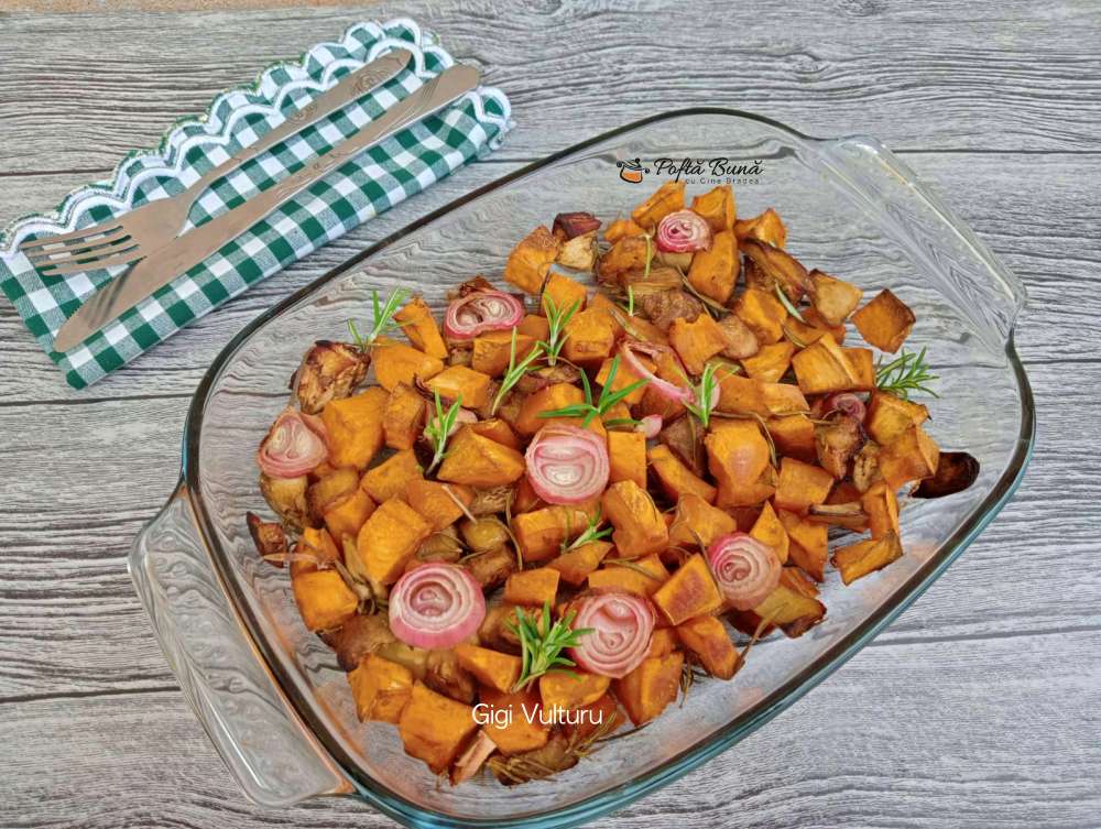 Dovleac cu vanata la cuptor Dovleac cu vanata la cuptor