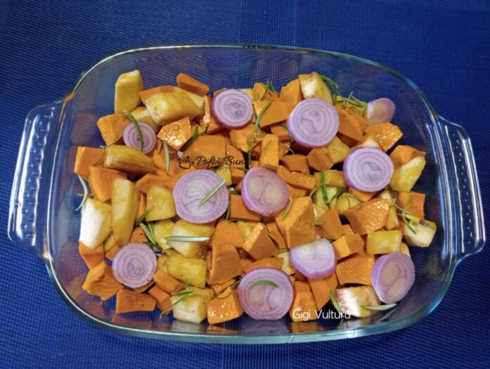 Dovleac cu vanata la cuptor Dovleac cu vanata la cuptor