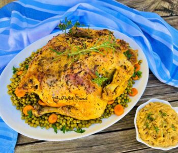 pui cu 40 catei usturoi reteta gina bradea 2 350x300 - Index retete culinare