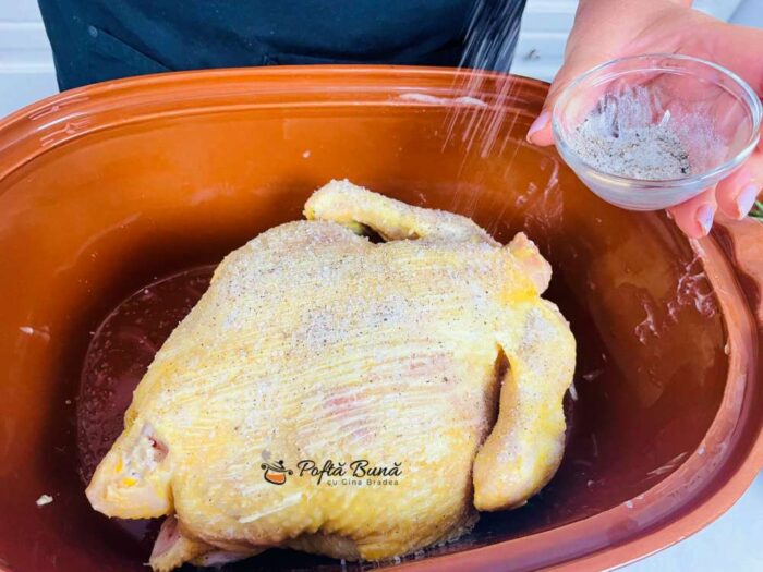 Pui cu 40 de catei de usturoi Pui cu 40 de catei de usturoi