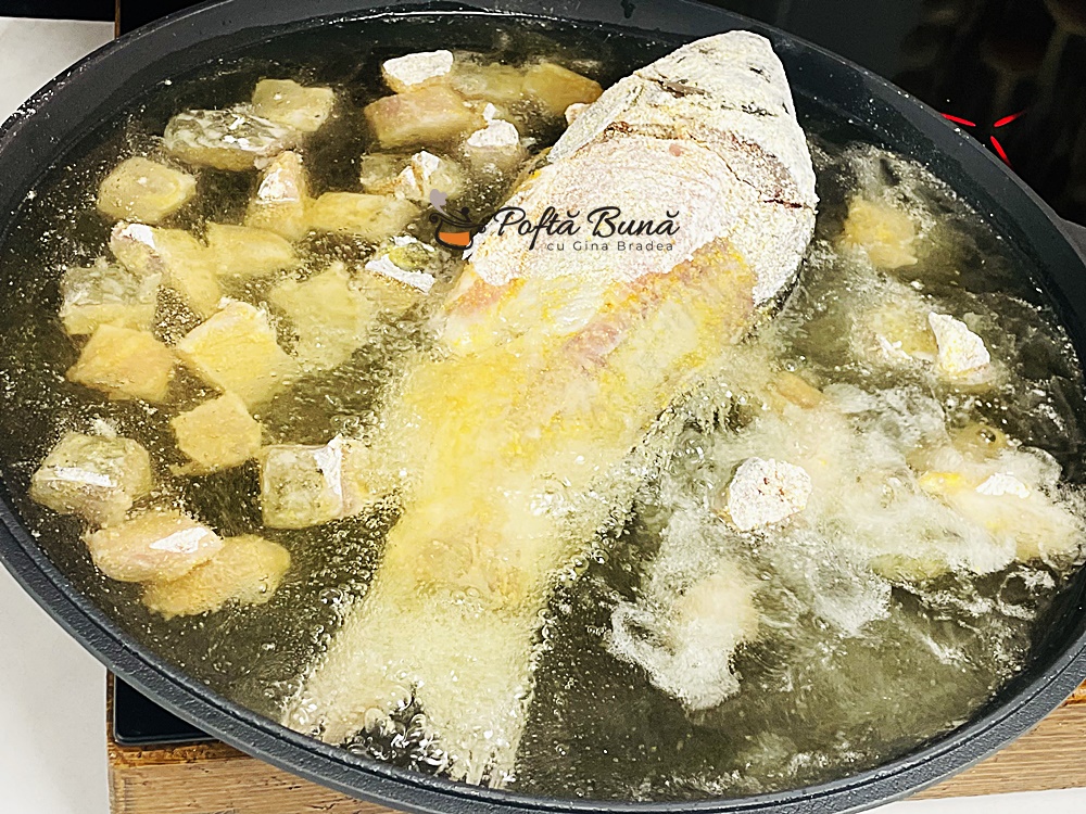 Crap prajit cu malai si faina alba Crap prajit cu malai si faina alba reteta gina bradea 5 - Crap prajit cu malai si faina alba