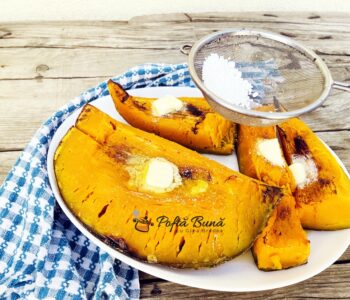 Dovleac copt la cuptor - dovleac placintar sau turcesc