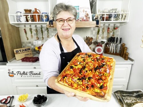 Pizza de post cu blat precopt