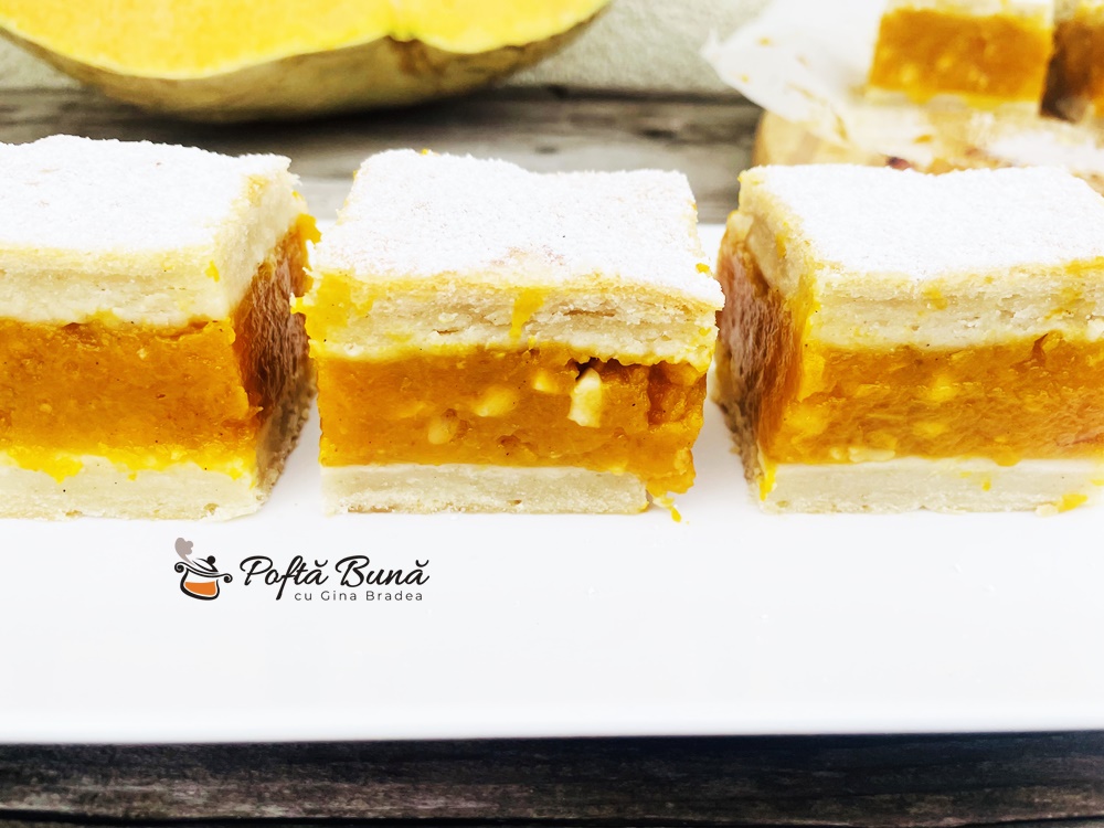 Placinta cu dovleac copt si foi fragede Placinta cu dovleac copt si foi fragede