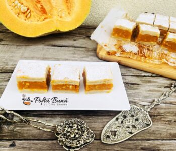 Placinta cu dovleac copt si foi fragede Placinta cu dovleac copt si foi fragede