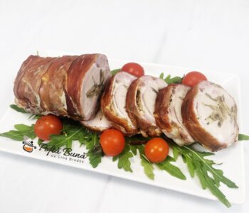 Muschiulet de porc umplut cu ciuperci, la cuptor Muschiulet de porc umplut cu ciuperci, la cuptor