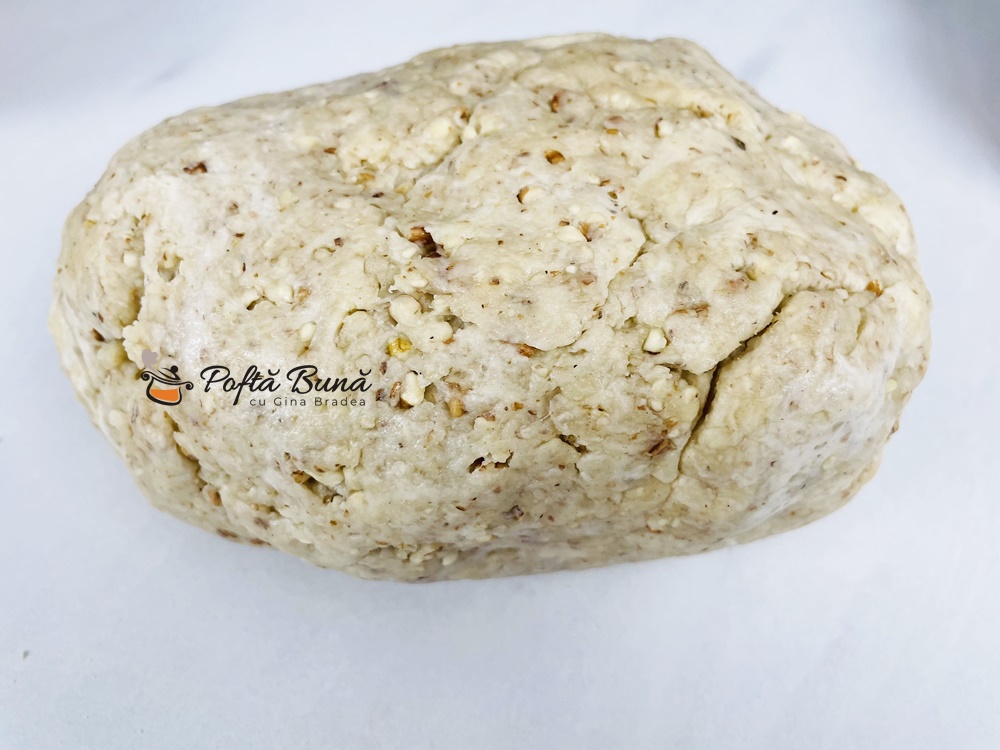 Prajitura cu aluat fraged, gem si nuca Prajitura cu aluat fraged gem si nuca reteta de post gina bradea 3 - Prajitura cu aluat fraged, gem si nuca