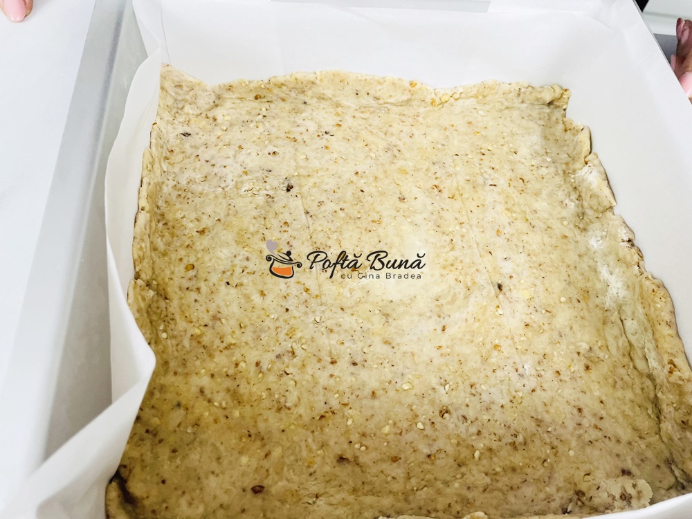 Prajitura cu aluat fraged, gem si nuca Prajitura cu aluat fraged gem si nuca reteta de post gina bradea 5 - Prajitura cu aluat fraged, gem si nuca