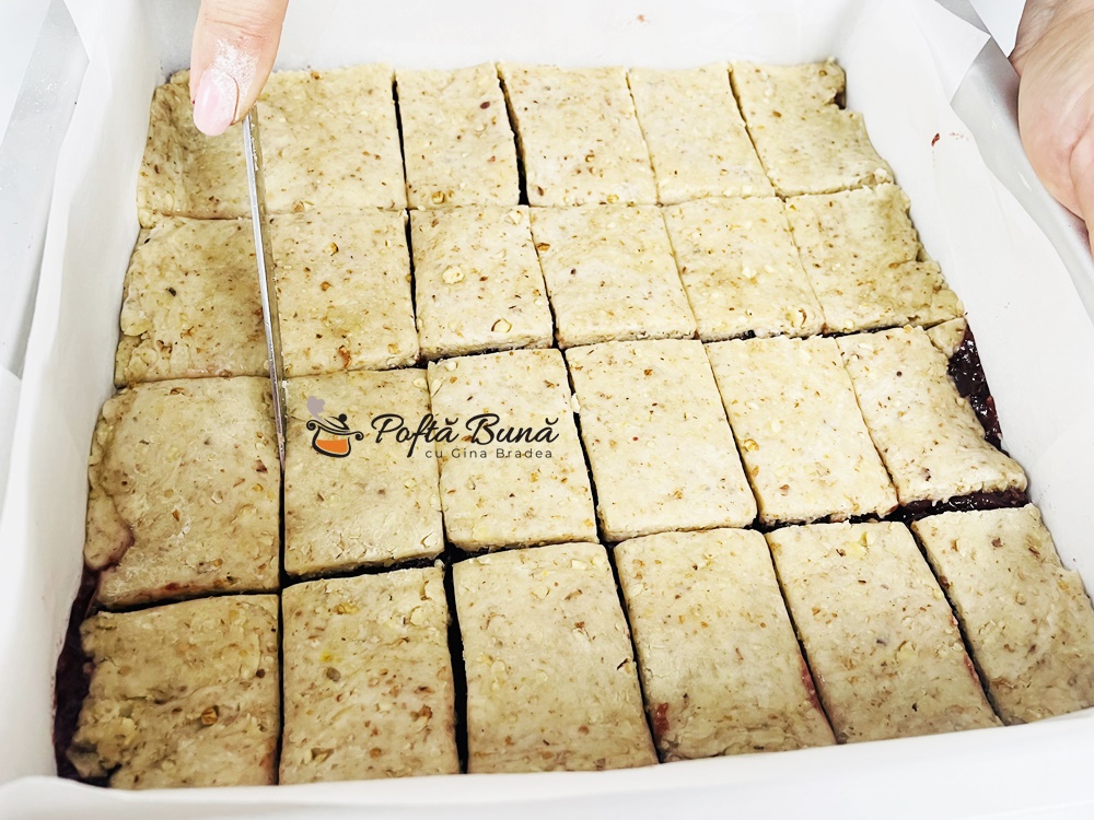 Prajitura cu aluat fraged, gem si nuca Prajitura cu aluat fraged, gem si nuca