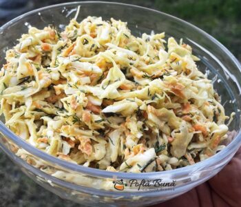 Salata coleslaw cu maioneza, iaurt, varza, morcov Salata coleslaw cu maioneza, iaurt, varza, morcov